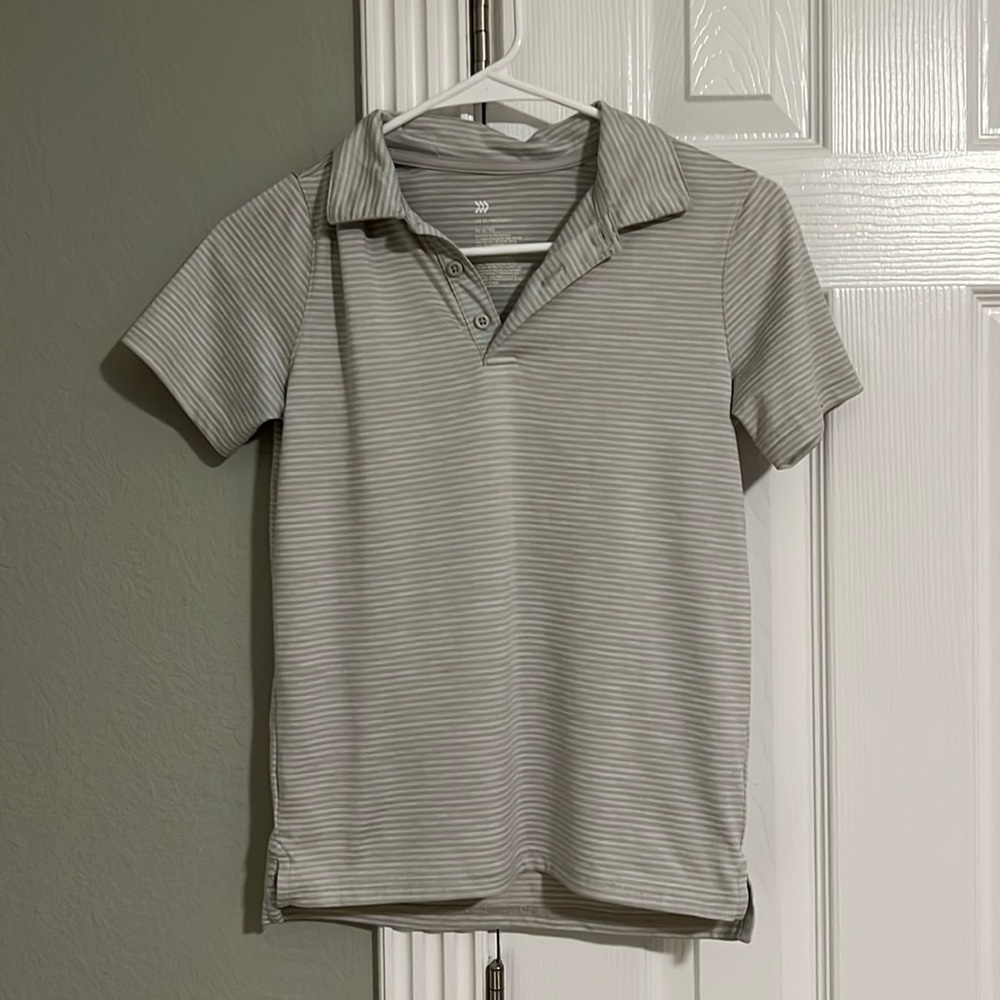 Boys striped polo